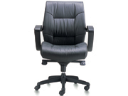 现代真皮中班椅 Modeern Leather Medium Back Chair